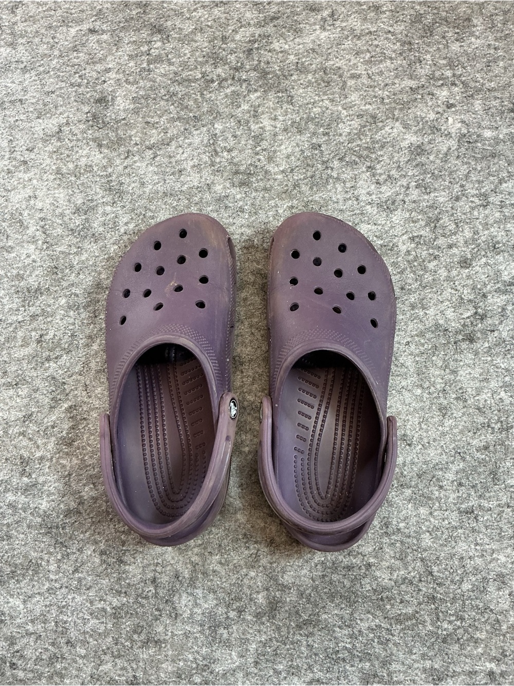 CROCS Purple Comfort Clog Sandals Size 9
